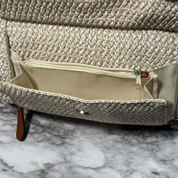 Rosetti Brown and Cream Shoulder Bag with Textured Design - Picture 11 of 14